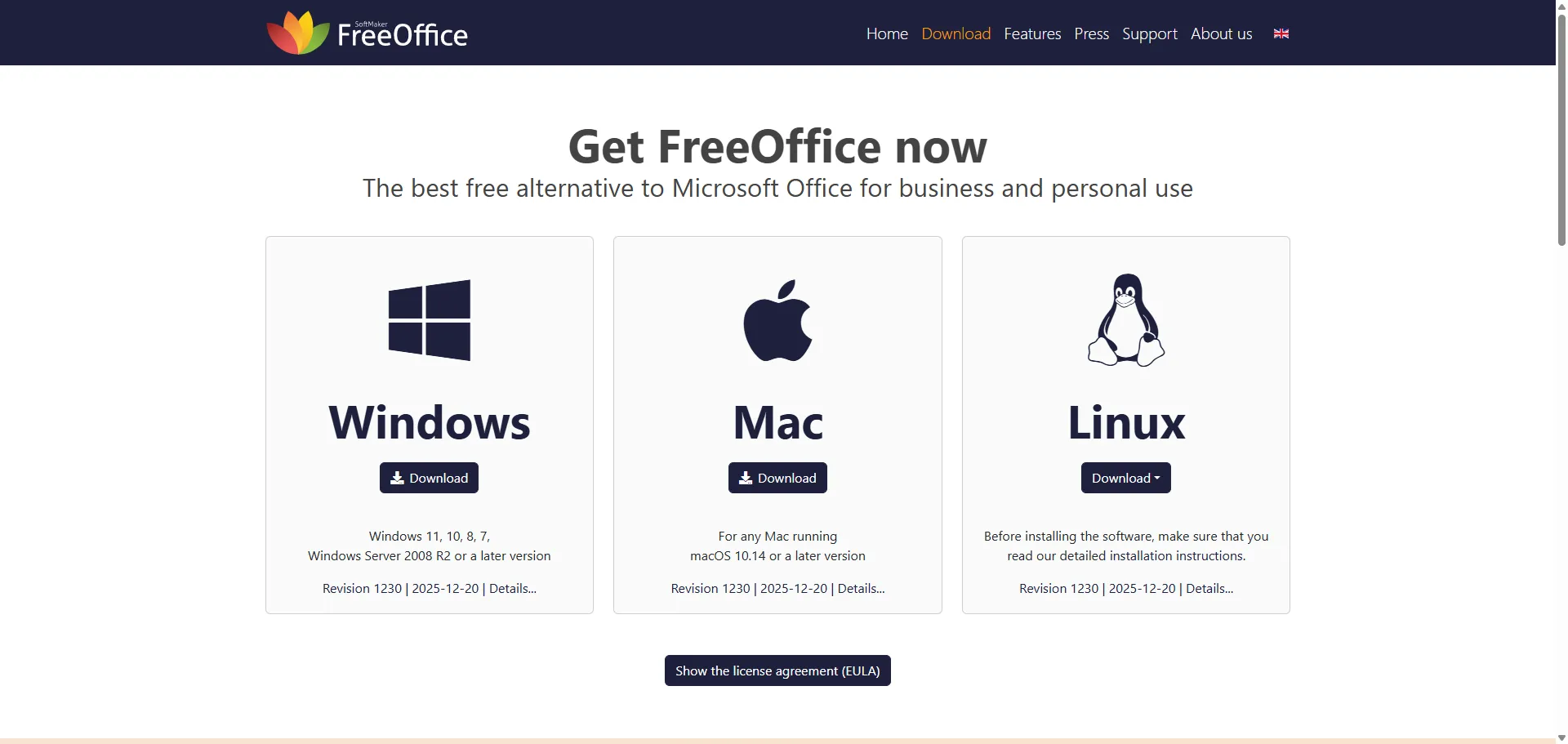 FreeOffice - Lightweight and Fast